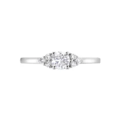 Bague Solitaire Or Blanc Neilina Diamants Synthétiques