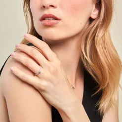 Bague Solitaire Or Blanc Nyala Diamants