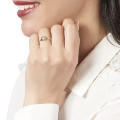 Bague Stacy Or Jaune Oxyde De Zirconium