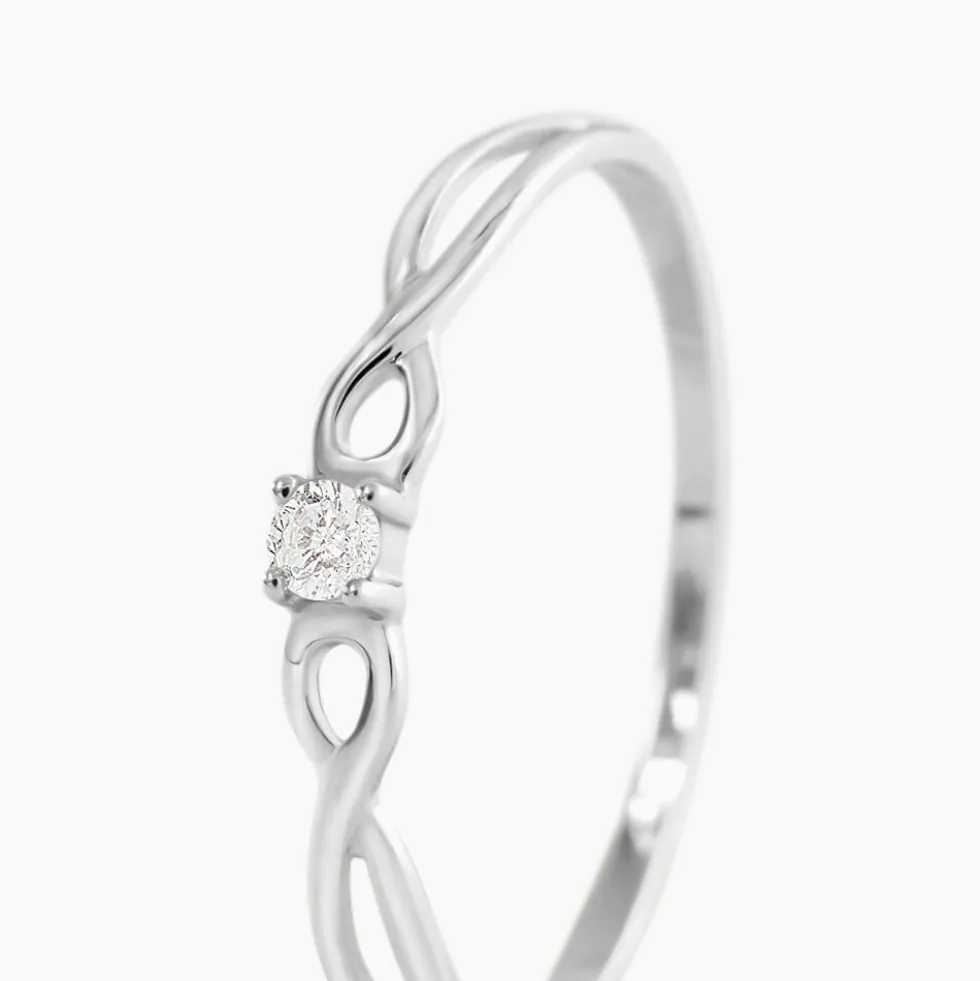 Bague Stelonie Or Blanc Diamant