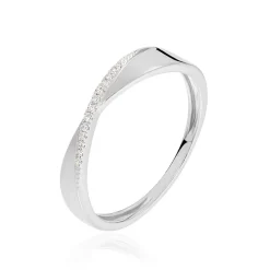 Bague Suzie Or Blanc Diamant