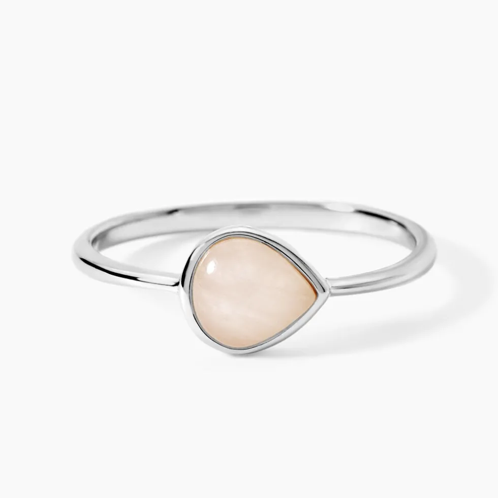 Bague Tao Argent Blanc Quartz