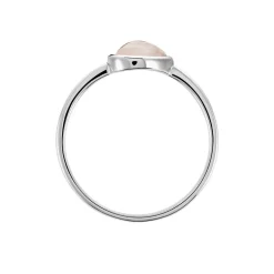 Bague Tao Argent Blanc Quartz