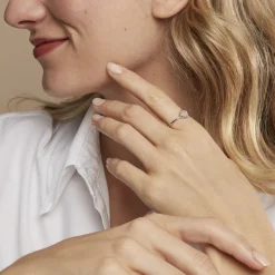 Bague Tao Argent Blanc Quartz