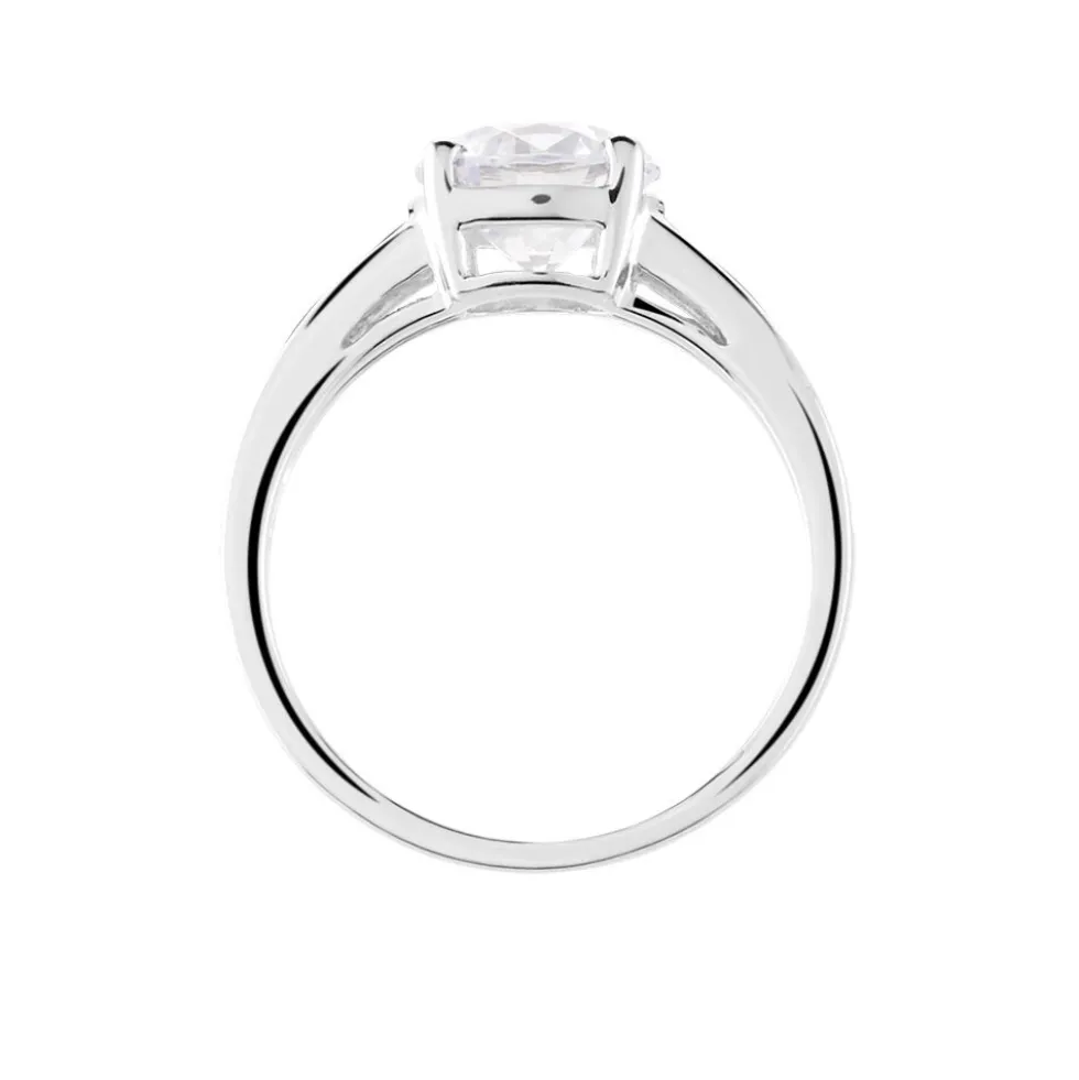 Bague Tatjana Or Blanc Oxyde De Zirconium
