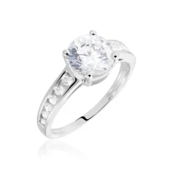 Bague Tatjana Or Blanc Oxyde De Zirconium