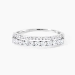 Bague The Crown Or Blanc Oxyde De Zirconium