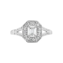 Bague Transmission Or Blanc Diamant