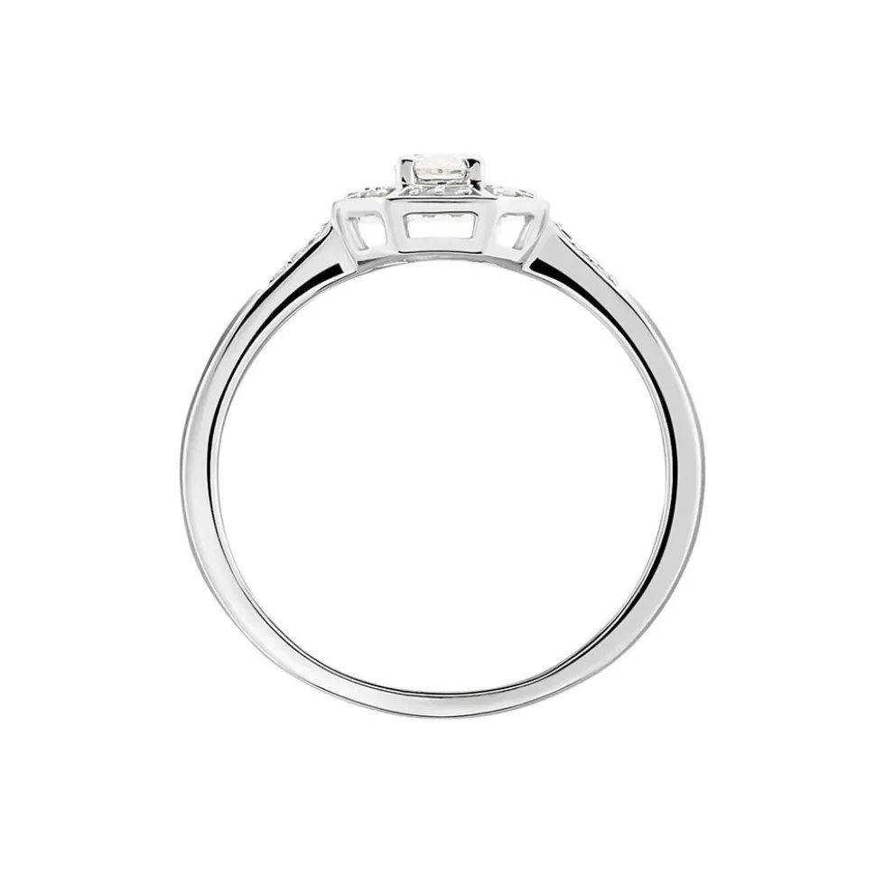 Bague Transmission Or Blanc Diamant
