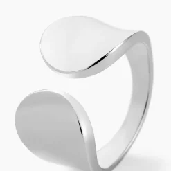 Bague Two Argent Blanc