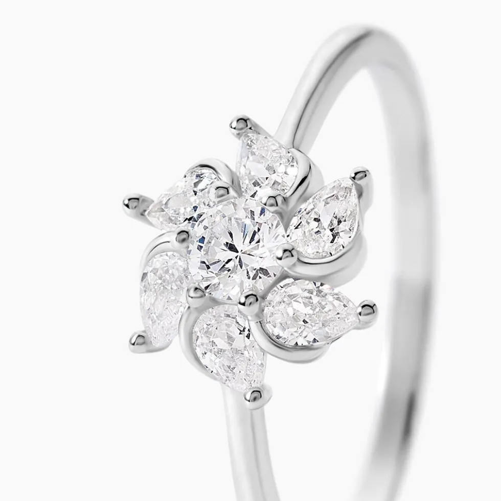 Bague Ulyssia Argent Blanc Oxyde De Zirconium