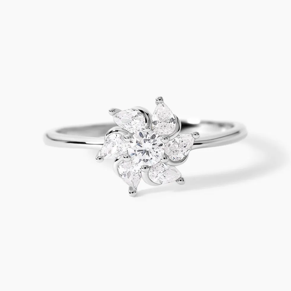 Bague Ulyssia Argent Blanc Oxyde De Zirconium