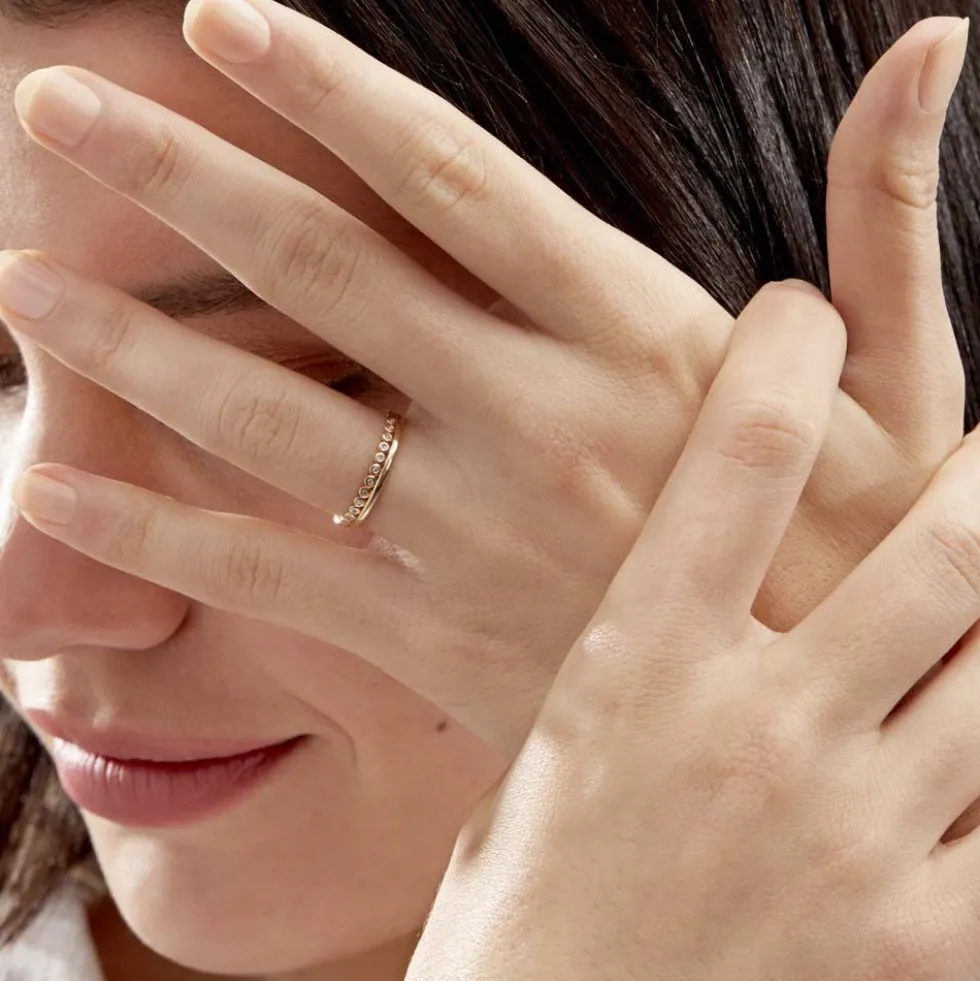 Bague Ursina Or Jaune Diamant