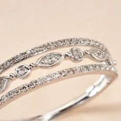 Bague Veca Or Blanc Diamant