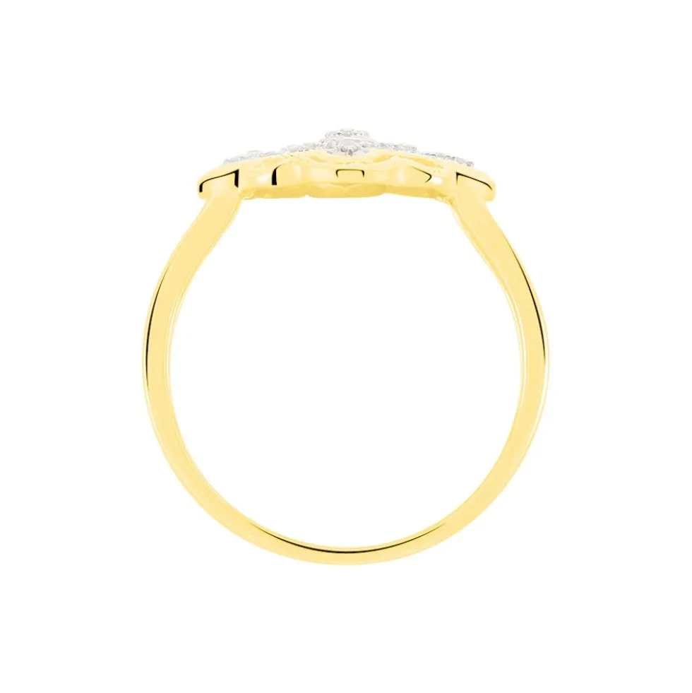 Bague Veda Or Jaune Diamant