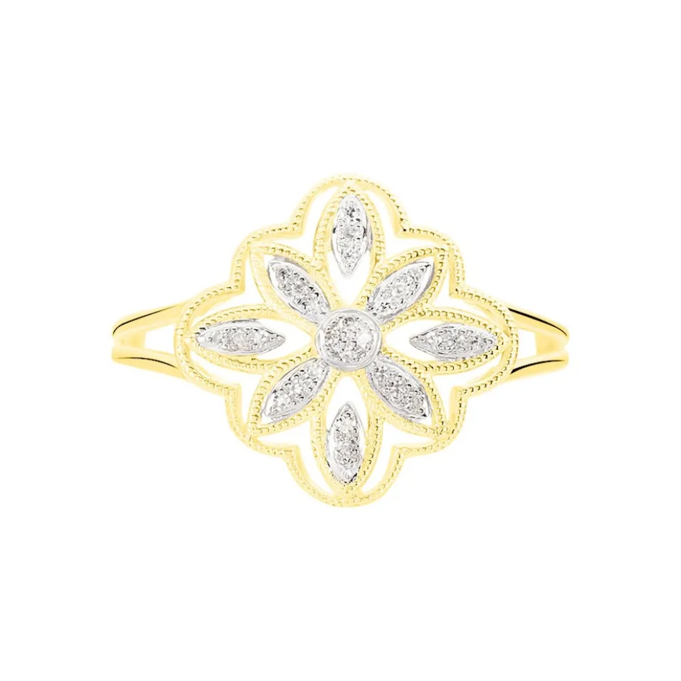Bague Veda Or Jaune Diamant