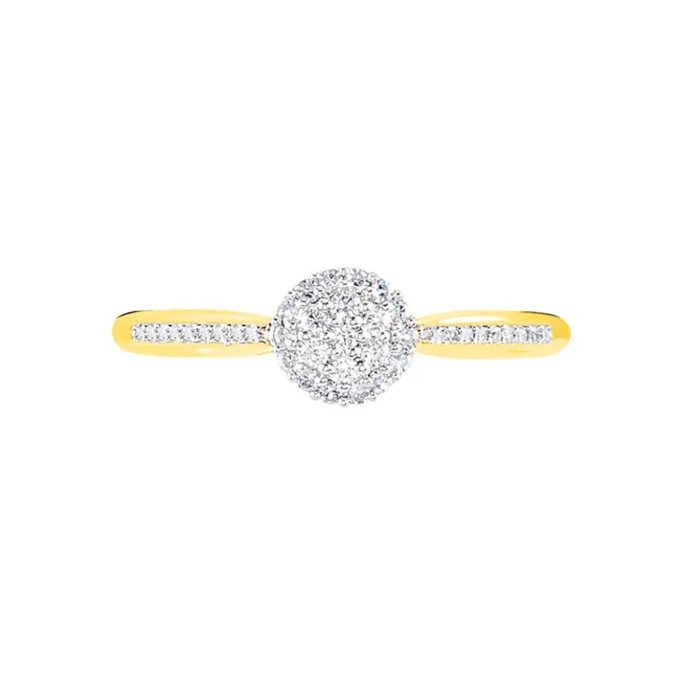 Bague Veranina Or Jaune Diamant
