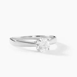 Bague Vicoeuria Ld Platine Blanc Diamant Synthétique