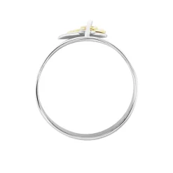 Bague Vittorina Argent Bicolore