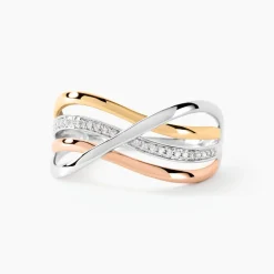 Bague Volya Or Tricolore Diamant