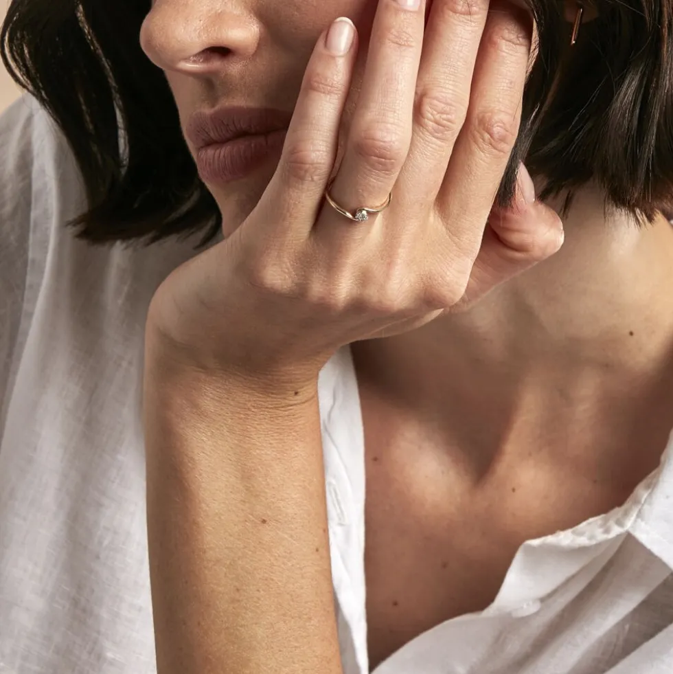 Bague Vreni Or Jaune Diamant