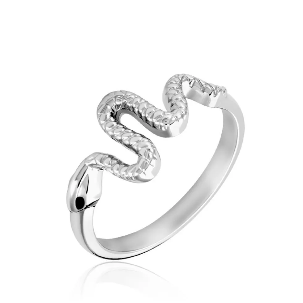 Bague Yoshie Argent Blanc