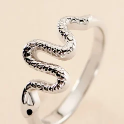 Bague Yoshie Argent Blanc