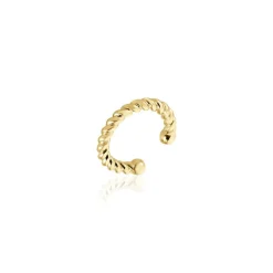 Bijou D'oreille Unitaire Jameela Plaqué Or Jaune