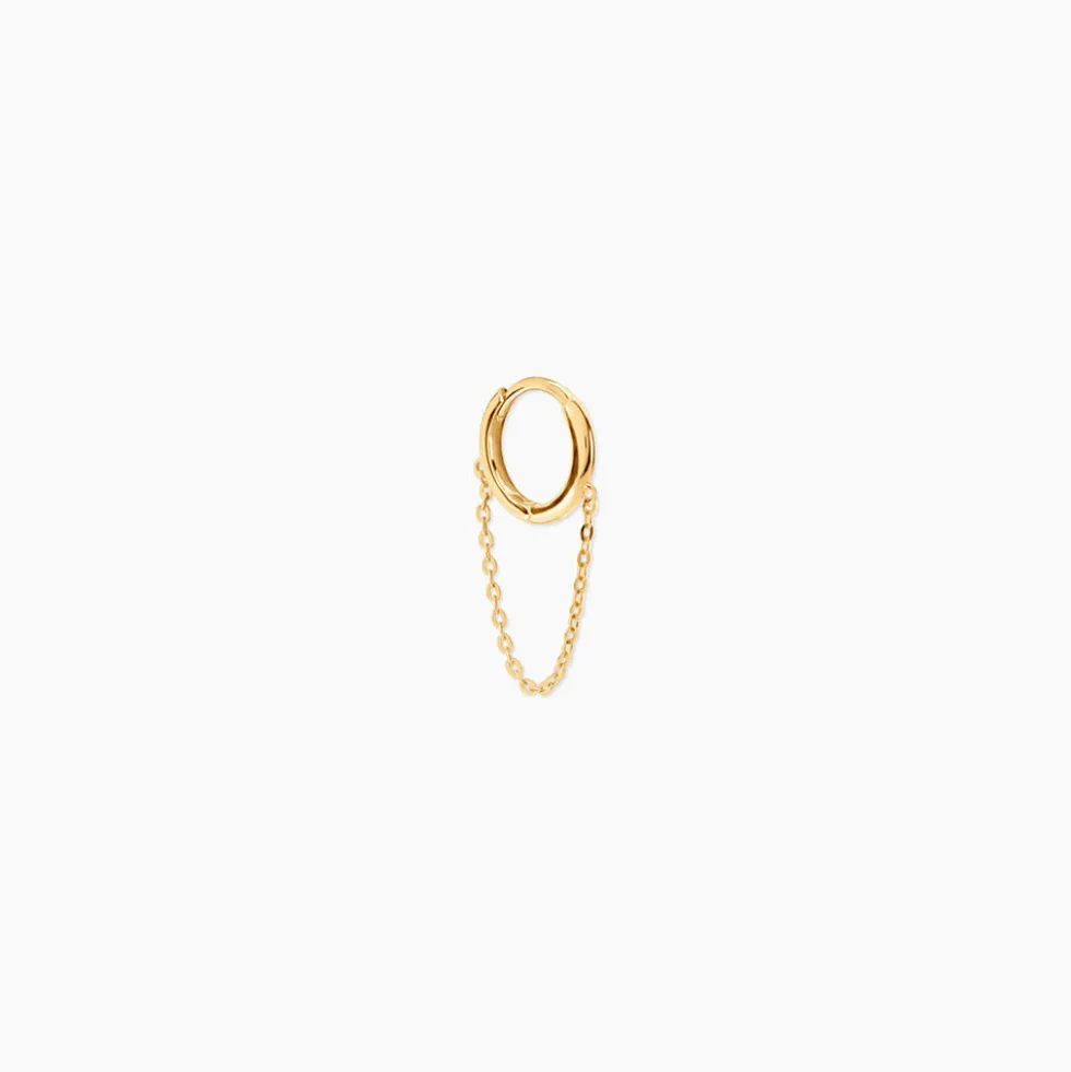 Bijou D'oreille Unitaire Or Jaune Brittani