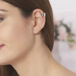 Bijou D'oreille Unitaire Tessa Argent Blanc