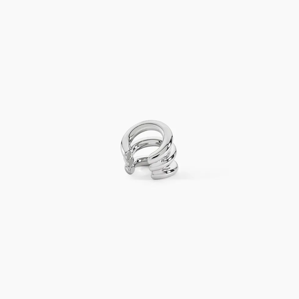 Bijoux D'Oreilles Arthemise Acier Blanc