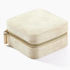 Boite à Bijou Tissu Beige