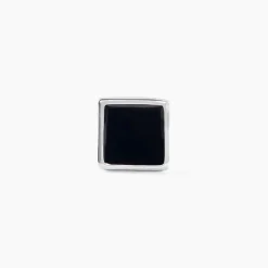 Boucle D'oreille Unitaire Argent Blanc Midas