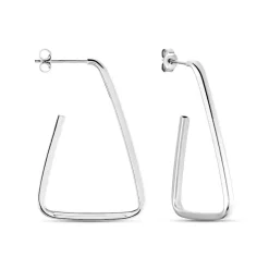 Boucles D'oreilles Pendantes Argent Blanc Timothea