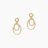 Boucles D'Oreilles Pendantes Felicity Plaqué Or Jaune