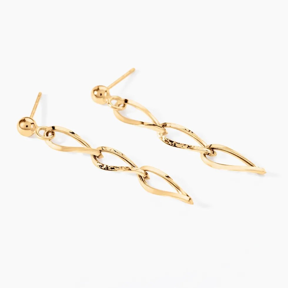 Boucles D'oreilles Pendantes Lianetta Or Jaune