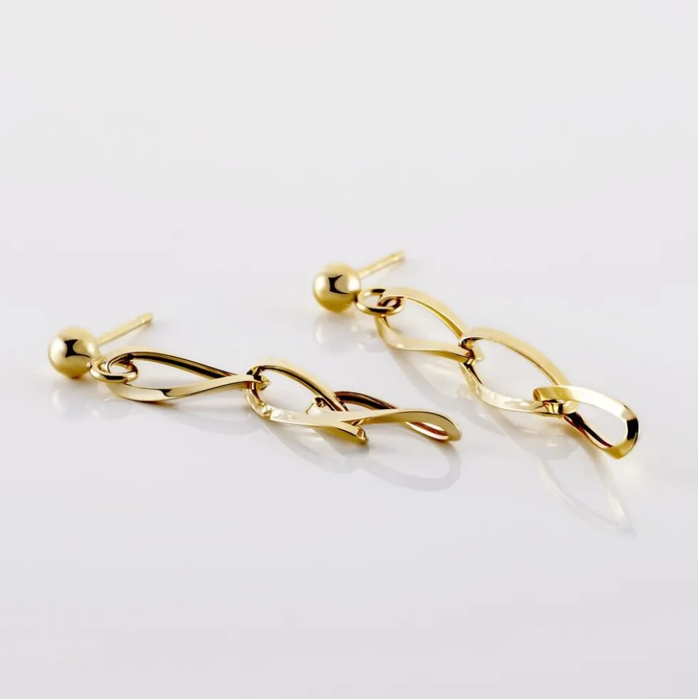 Boucles D'oreilles Pendantes Lianetta Or Jaune