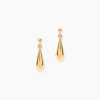 Boucles D'Oreilles Pendantes Frankie Plaqué Or Jaune