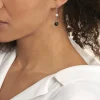 Boucles D'oreilles Pendantes Lucia Cera Argent Blanc Perle De Culture