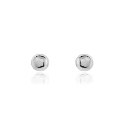 Boucles D'oreilles Prothèse Or Blanc