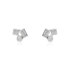 Boucles D'oreilles Puces Argent Duredle Oxydes De Zirconium