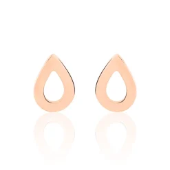 Boucles D'oreilles Puces Anh Argent Rose