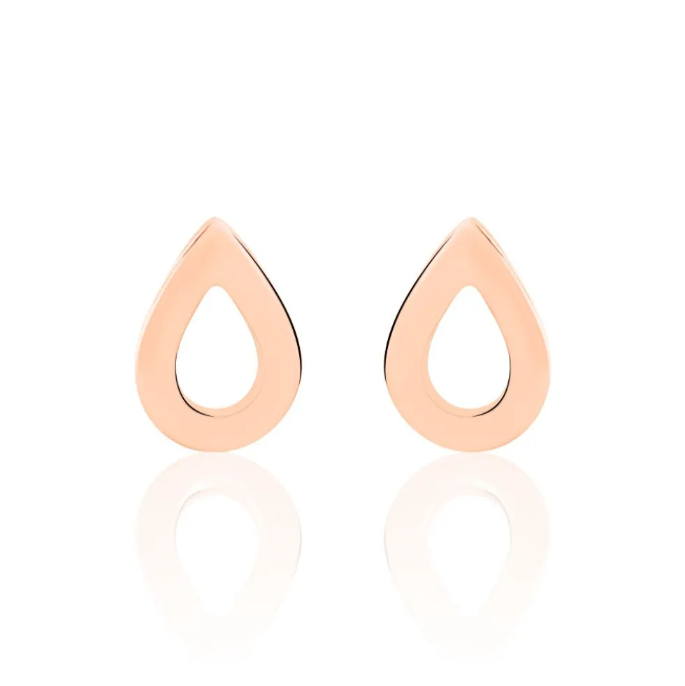 Boucles D'oreilles Puces Anh Argent Rose