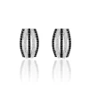 Boucles D'oreilles Puces Argent Blanc Oxyde De Zirconium