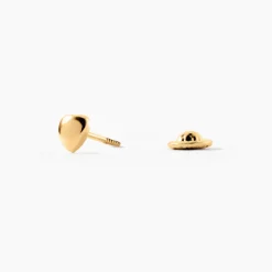 Boucles D'oreilles Puces Arisaema Or Jaune