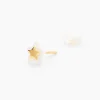 Boucles D'oreilles Puces Cleomelia Etoile Or Jaune