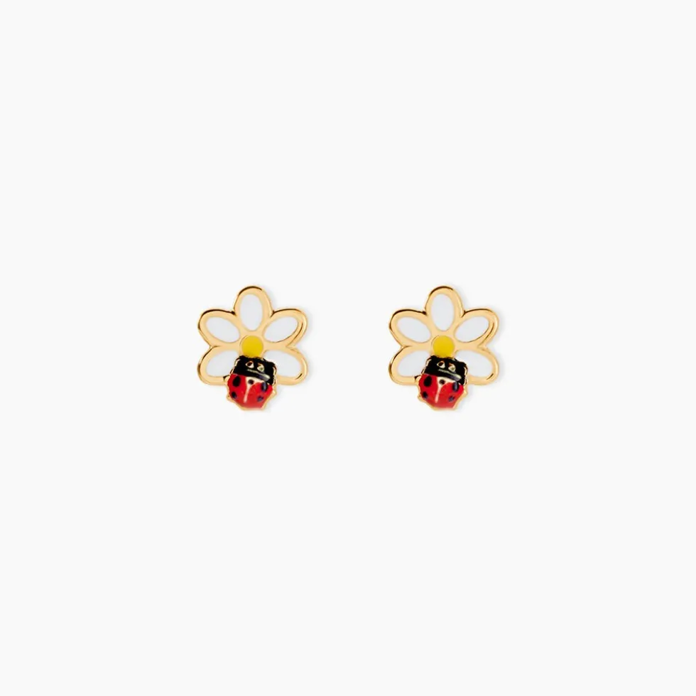 Boucles D'Oreilles Puces Chizoba Or Jaune