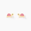 Boucles D'oreilles Puces Cali Tortue Or Jaune