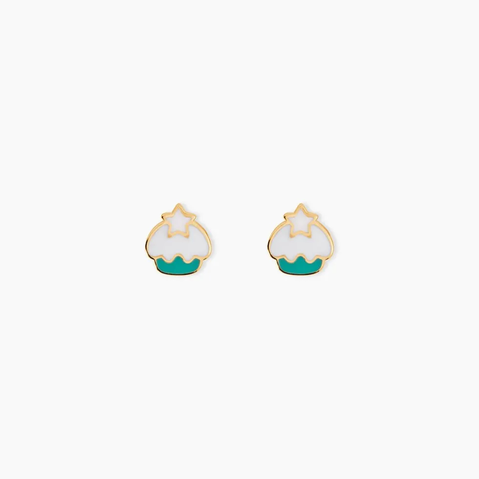 Boucles D'Oreilles Puces Daedalus Or Jaune