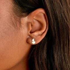 Boucles D'Oreilles Puces Desislav Or Jaune